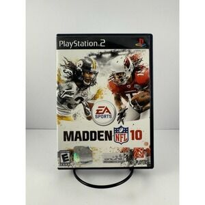 Madden NFL 10 (Sony PlayStation 2, 2009) W/ Manual